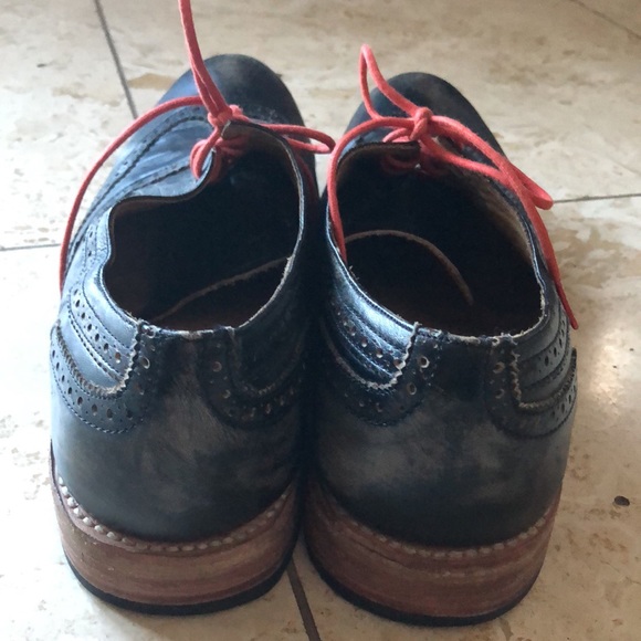 BED STU Handcrafted bench made Cobbler Series genuine leather shoes. - Picture 3 of 8